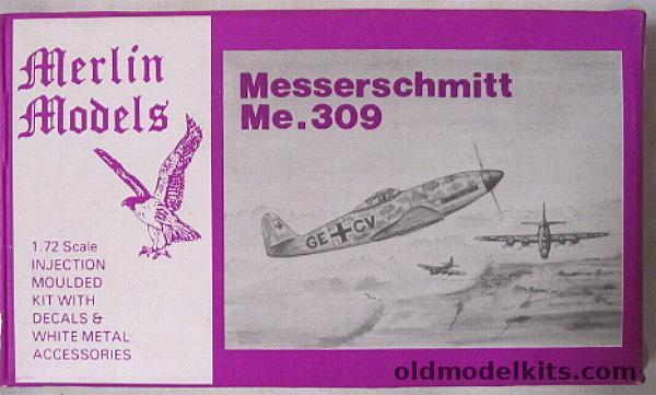 Merlin Models 1/72 Messerschmitt Me.309 plastic model kit